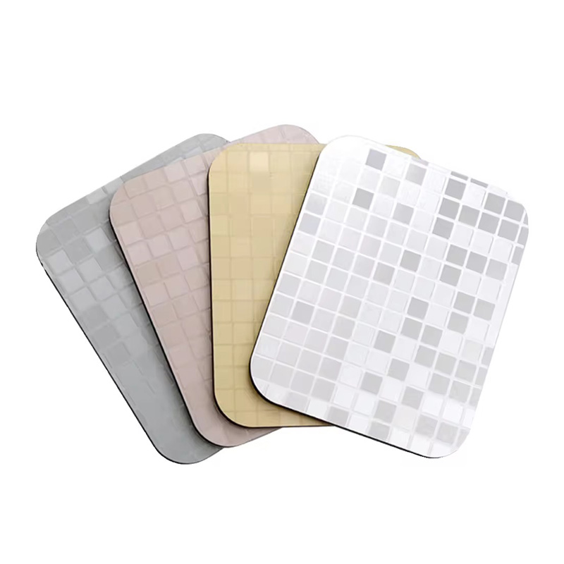 金属の質感のカーボン クリスタル ウォール パネル